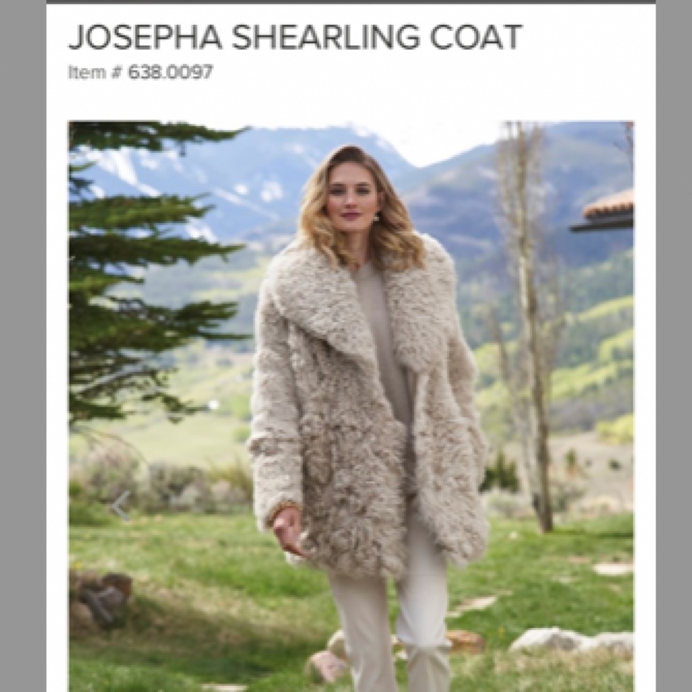 Shearling reversible coat by Gorsuch